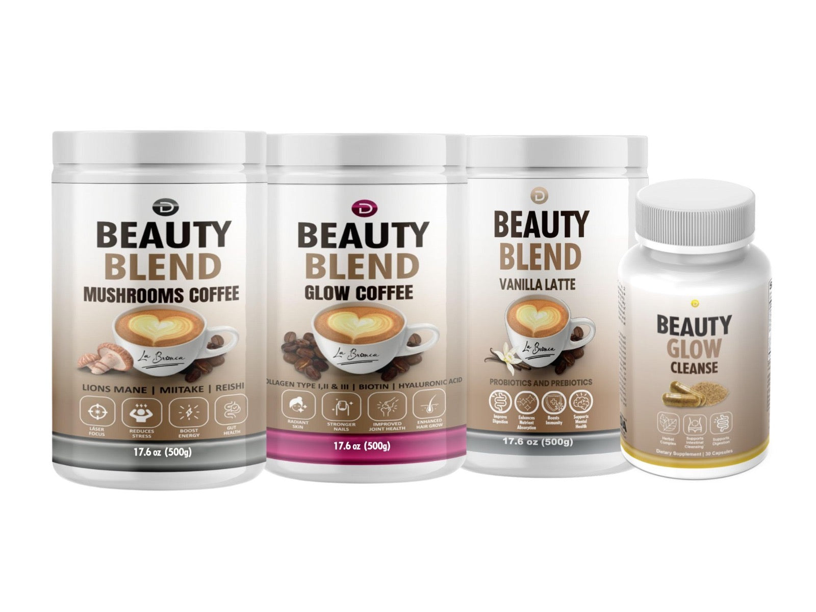 BEAUTY BLEND 3 COFFEES AND CLEANSE